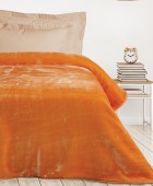 DAS KIDS ΚΟΥΒΕΡΤΑ VELOUR MONH 0297 SALMON 160Χ220 Κουβέρτες Βελουτέ