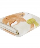 DAS BABY ΚΟΥΒΕΡΤΑ VELOUR ΚΟΥΝΙΑΣ RELAX 4978 BEIGE, TERACOTTA 110Χ140 Κούνιας