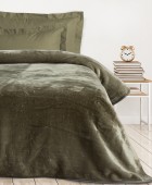 DAS KIDS ΚΟΥΒΕΡΤΑ VELOUR MONH 0290 GREY 160Χ220 Κουβέρτες Βελουτέ