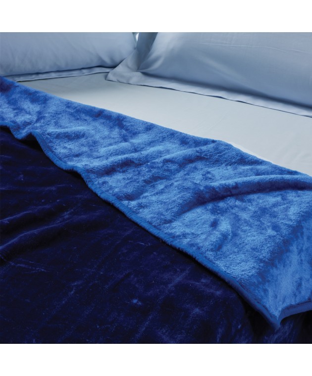 DAS KIDS ΚΟΥΒΕΡΤΑ VELOUR MONH 0292 BLUE 160Χ220 Κουβέρτες Βελουτέ