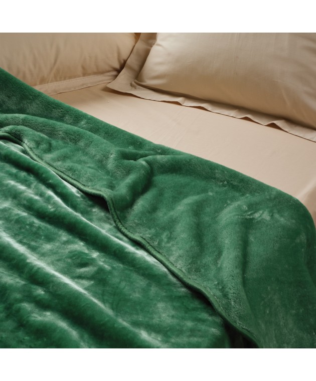 DAS KIDS ΚΟΥΒΕΡΤΑ VELOUR MONH 0293 GREEN 160Χ220 Κουβέρτες Βελουτέ