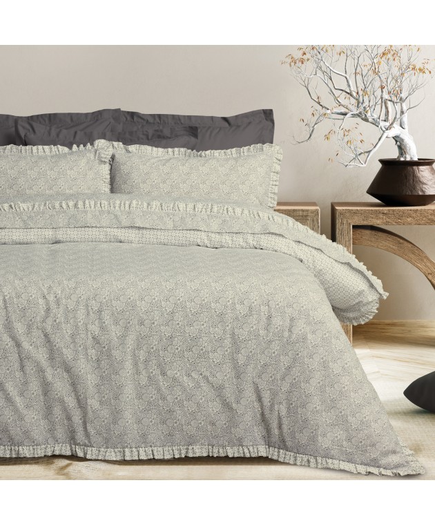 DAS HOME ΣΕΤ ΠΑΠΛΩΜΑΤΟΘΗΚΗ ΥΠΕΡΔΙΠΛΗ DAILY 3180 BEIGE, BLACK 220Χ240 Παπλωματοθήκες Υπέρδιπλες