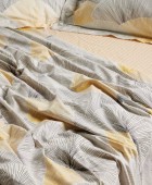 DAS HOME ΣΕΤ ΠΑΠΛΩΜΑΤΟΘΗΚΗ ΜΟΝΗ HAPPY 9685 GREY, OCHRE 160Χ240 Παπλωματοθήκες Μονές