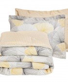 DAS HOME ΣΕΤ ΠΑΠΛΩΜΑΤΟΘΗΚΗ ΜΟΝΗ HAPPY 9685 GREY, OCHRE 160Χ240 Παπλωματοθήκες Μονές