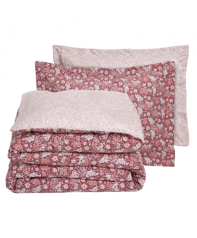 DAS HOME ΣΕΤ ΠΑΠΛΩΜΑΤΟΘΗΚΗ ΜΟΝΗ CASUAL 5433 BORDEAUX, NUDE 160Χ240 Παπλωματοθήκες Μονές