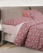 DAS HOME ΣΕΤ ΠΑΠΛΩΜΑΤΟΘΗΚΗ ΜΟΝΗ CASUAL 5433 BORDEAUX, NUDE 160Χ240 Παπλωματοθήκες Μονές