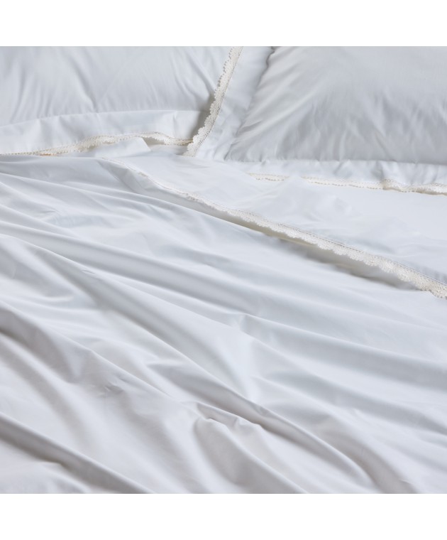 DAS HOME ΠΑΠΛΩΜΑΤΟΘΗΚΗ ΣΕΤ KING PRESTIGE 1708 WHITE 240Χ260 Παπλωματοθήκες King Size Μονόχρωμες