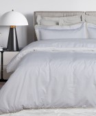 DAS HOME ΠΑΠΛΩΜΑΤΟΘΗΚΗ ΣΕΤ KING PRESTIGE 1708 WHITE 240Χ260 Παπλωματοθήκες King Size Μονόχρωμες