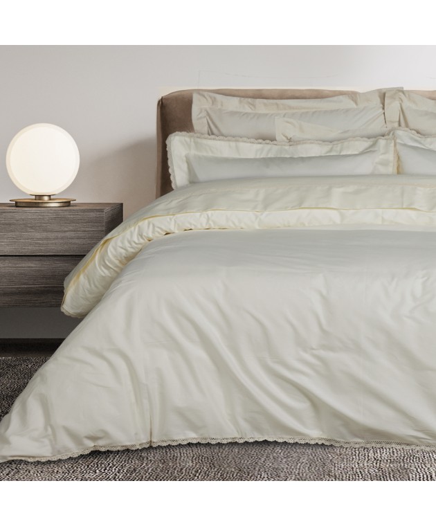 DAS HOME ΠΑΠΛΩΜΑΤΟΘΗΚΗ ΣΕΤ KING PRESTIGE 1709 ECRU 240Χ260 Παπλωματοθήκες King Size Μονόχρωμες