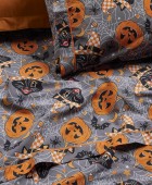 DAS KIDS ΣΕΤ ΠΑΠΛΩΜΑΤΟΘΗΚΗ ΜΟΝΗ 4968 GREY, ORANGE 160Χ240 Παιδικές Παπλωματοθήκες