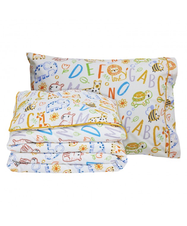 DAS KIDS ΣΕΤ ΠΑΠΛΩΜΑΤΟΘΗΚΗ ΜΟΝΗ 4970 MULTICOLOR 160Χ240 Παιδικές Παπλωματοθήκες
