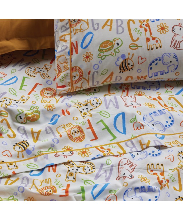 DAS KIDS ΣΕΤ ΠΑΠΛΩΜΑΤΟΘΗΚΗ ΜΟΝΗ 4970 MULTICOLOR 160Χ240 Παιδικές Παπλωματοθήκες