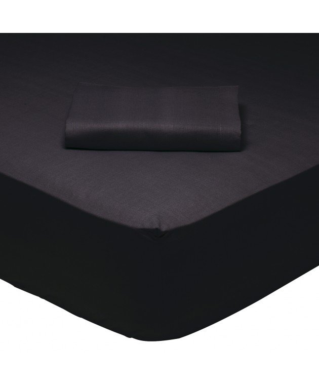 DAS HOME ΣΕΝΤΟΝΙ KING ΜΕ ΛΑΣΤΙΧΟ BLACK 1015 BLACK 180Χ200+35 King Size