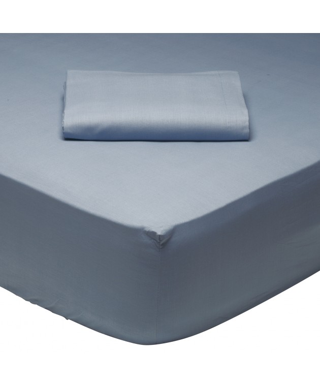 DAS HOME ΣΕΝΤΟΝΙ KING ΜΕ ΛΑΣΤΙΧΟ DUSTY BLUE 1006 DUSTY BLUE 180Χ200+35 King Size