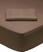 DAS HOME ΣΕΝΤΟΝΙ KING ΜΕ ΛΑΣΤΙΧΟ COFFEE BRONW 1004 COFFEE BROWN 180Χ200+35 King Size