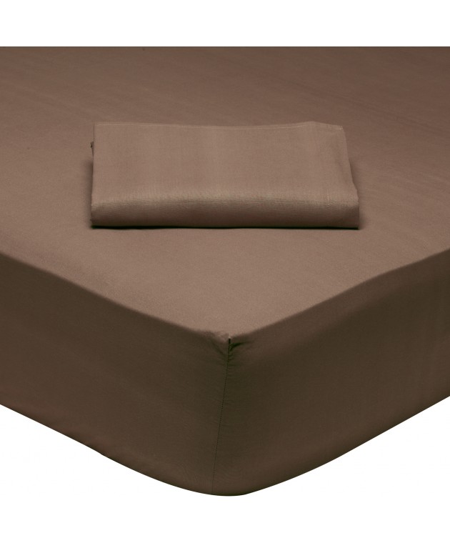 DAS HOME ΣΕΝΤΟΝΙ KING ΜΕ ΛΑΣΤΙΧΟ COFFEE BRONW 1004 COFFEE BROWN 180Χ200+35 King Size