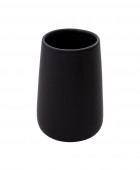ESTIA ΠΟΤΗΡΑΚΙ ΜΠΑΝΙΟΥ BAMBOO ESSENTIALS ΔΟΛΟΜΙΤΗ ΜΑΥΡΟ 8,7x13cm Ποτήρια  Οδοντόβουρτσας