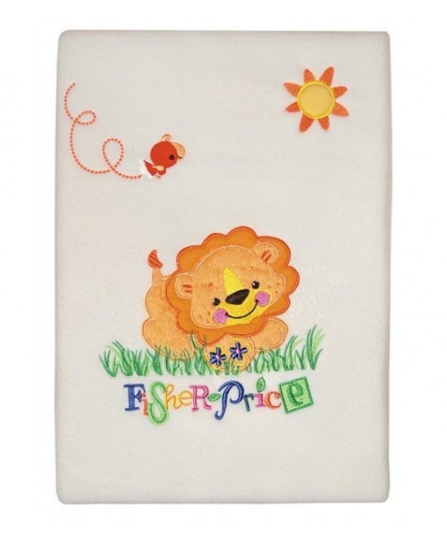 Fisher Price Κουβέρτα Fleece des.203 Κούνιας 110Χ160 Βρεφικά