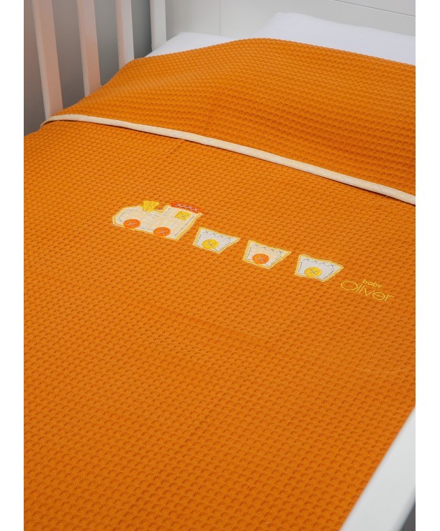 Baby Oliver des.473 Κουβέρτα Πικέ Αγκαλιάς 80x100 ΝΕΕΣ ΑΦΙΞΕΙΣ