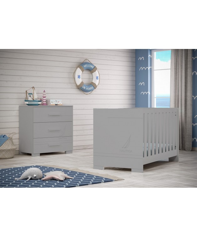 Βρεφικό Κρεβάτι Coastal Γκρι - Design 15