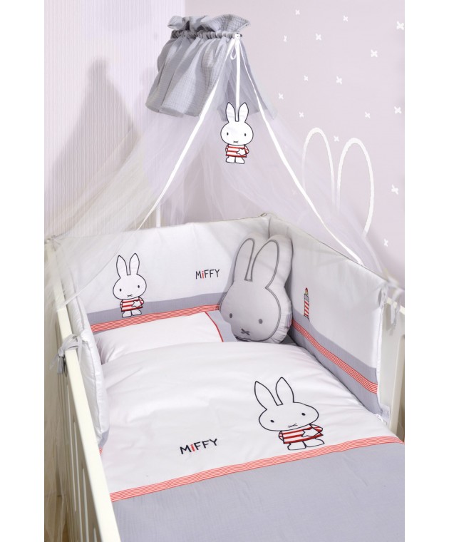 Σετ Προίκας 9 Τεμαχίων Γκρι Design 65 Miffy