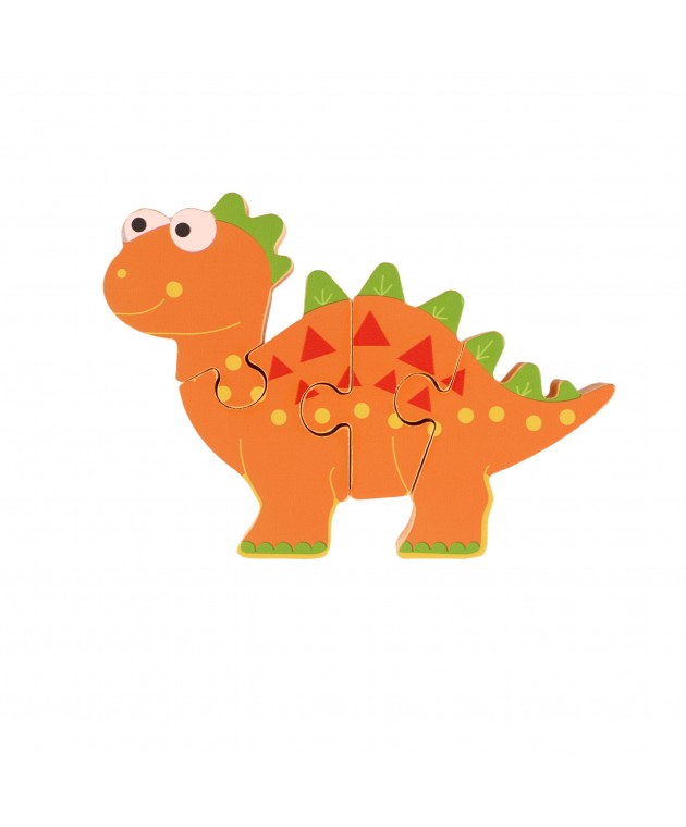 Μικρό Παζλ Stegosaurus Dinosaurs Orange Tree Toys Παζλ
