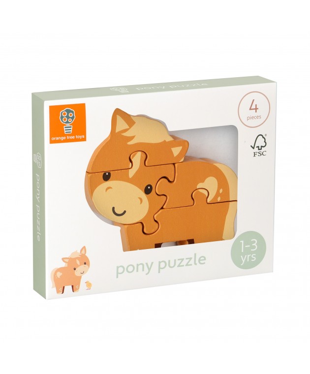 Μικρό Παζλ Αλογάκι Farmyard Orange Tree Toys Παζλ