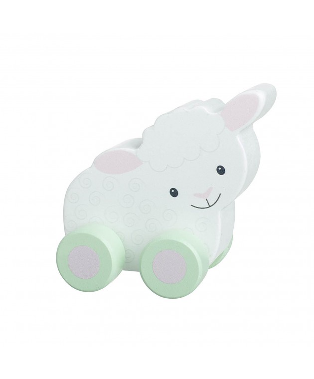 Προβατάκι Push & Pull Farmyard Orange Tree Toys