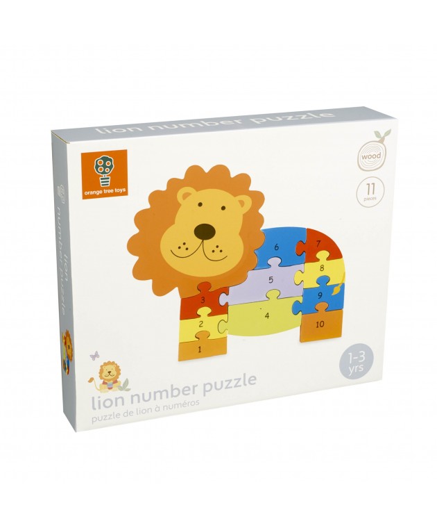 Παζλ Αριθμών Λιοντάρι - Orange Tree Toys Παζλ