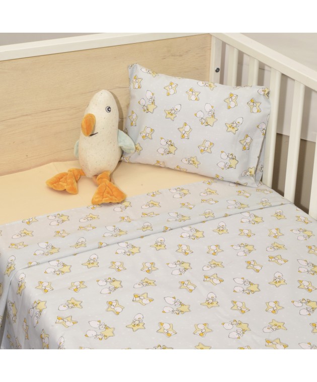 Σεντόνια Κούνιας 3 τεμ. 110x160cm 100% Βαμβάκι Design 210 Oliver Baby