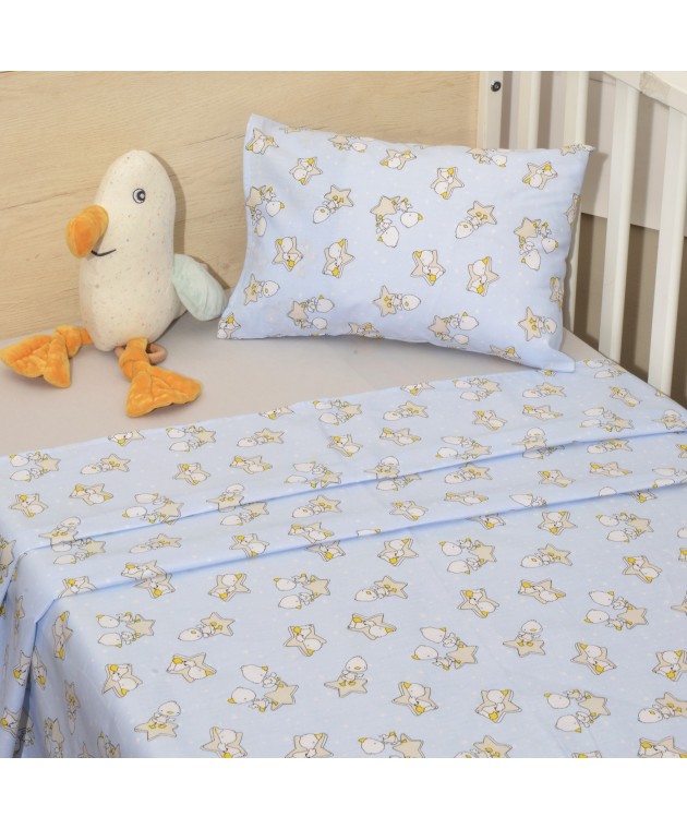 Σεντόνια Κούνιας 3 τεμ. 110x160cm 100% Βαμβάκι Design 211 Oliver Baby
