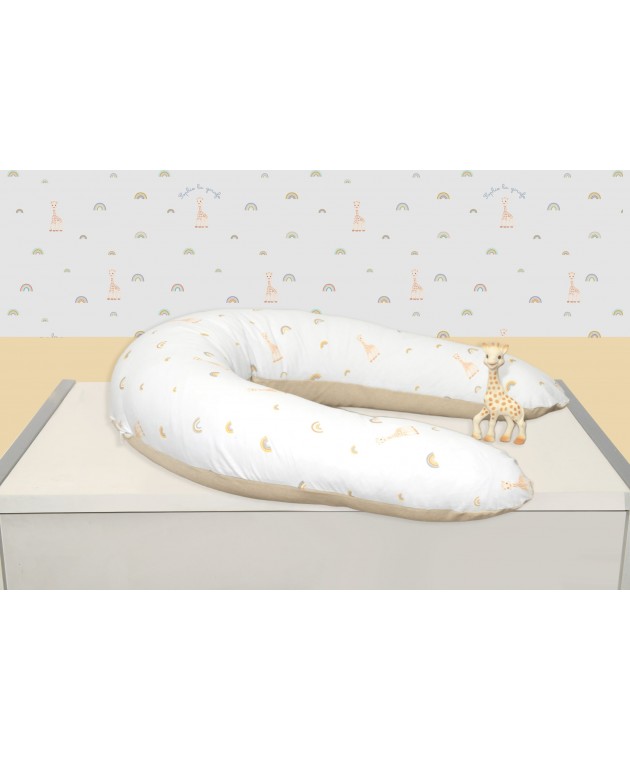 Μαξιλάρι Θηλασμού Design 504 με αφαιρούμενη θήκη - Sophie La Girafe Μαξιλάρια Θηλασμού