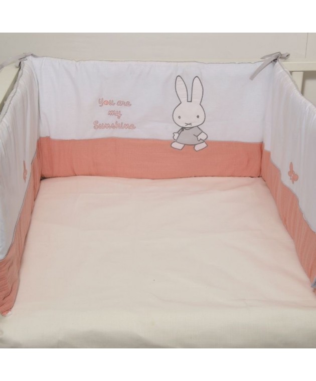 Πάντα Προστασίας 35x210 Design 58 Miffy Βρεφικές Πάντες Κούνιας