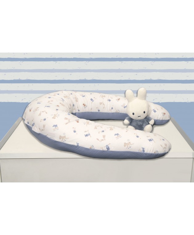 Μαξιλάρι Θηλασμού Διπλής Όψης Design 414 Oliver Baby Μαξιλάρια Θηλασμού