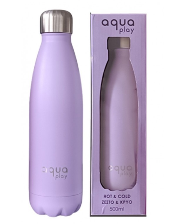 Μπουκάλι Θερμός 500 ml AquaPlay Λιλά