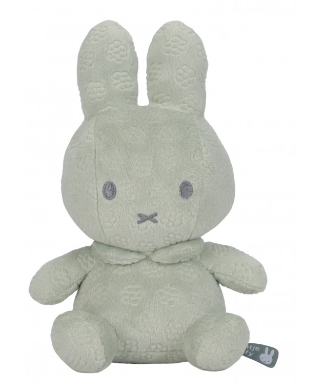 Λούτρινο Aπό Bελουτέ Ύφασμα 20cm Πράσινο Miffy Flowers Λούτρινα