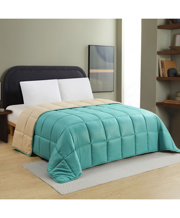 ΠΑΠΛΩΜΑ ΜΟΝΟ BROOKLYN PETROL/BEIGE (160X220) Παπλώματα Μονά ΠΑΠΛΩΜΑ ΜΟΝΟ BROOKLYN PETROL/BEIGE (160X220) Παπλώματα Μονά