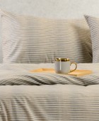 ΣΕΤ ΣΕΝΤΟΝΙΑ ΦΑΝΕΛΕΝΙΑ ΥΠΕΡΔΙΠΛΑ TRINITY GREY (235X260) Σεντόνια Φανελένια Υπέρδιπλα