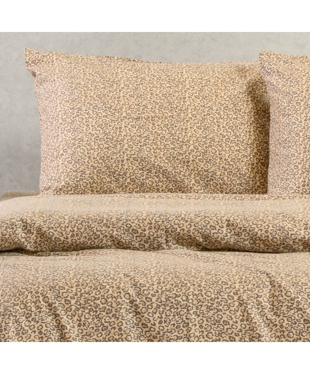 ΣΕΤ ΣΕΝΤΟΝΙΑ ΦΑΝΕΛΕΝΙΑ ΥΠΕΡΔΙΠΛΑ KESHIA BEIGE (235X260) Σεντόνια Φανελένια Υπέρδιπλα