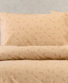 ΣΕΤ ΣΕΝΤΟΝΙΑ ΦΑΝΕΛΕΝΙΑ KING SIZE (Λ) FAY BEIGE (180X200+30) Σεντόνια Φανελένια King Size