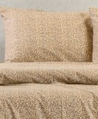 ΠΑΠΛΩΜΑΤΟΘΗΚΗ ΦΑΝΕΛΕΝΙΑ ΜΟΝΗ KESHIA BEIGE (165X245) Παπλωματοθήκες  Μονές Φανελένιες