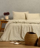 ΣΕΝΤΟΝΙ (ΣΕΤ 3 ΤΕΜ.) 180Χ200+30 FARREL GREY WINTER LINE MINI King Size