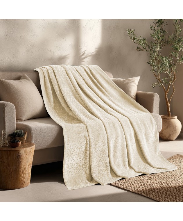 ΡΙΧΤΑΡΙ ΠΟΛΥΘΡΟΝΑΣ GIZA ECRU (130X170) Πολυθρόνας