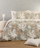 ΣΕΤ ΣΕΝΤΟΝΙΑ ΜΟΝΑ GIULIA GREY CASUAL LINE (170X270) Σεντόνια Μονά