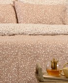 ΣΕΤ ΣΕΝΤΟΝΙΑ ΜΟΝΑ (Λ) LEO MOCCA CASUAL LINE (100Χ200+32) Σεντόνια Μονά