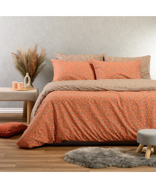 ΣΕΤ ΣΕΝΤΟΝΙΑ ΔΙΠΛΑ CESARE APRICOT CASUAL LINE (205X270) Σεντόνια Διπλά