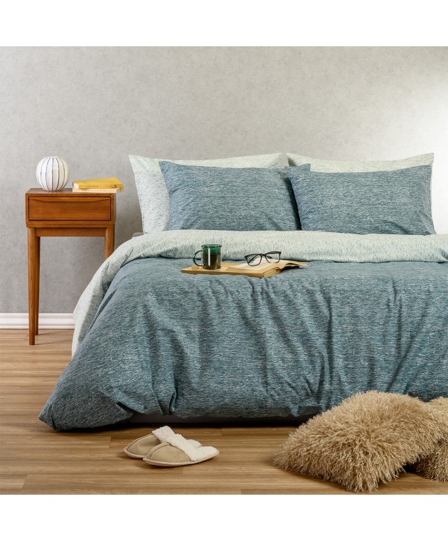 ΠΑΠΛΩΜΑΤΟΘΗΚΗ ΜΟΝΗ RAFAELO PETROL CASUAL LINE (165X245) Παπλωματοθήκες Μονές