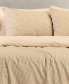 ΠΑΠΛΩΜΑΤΟΘΗΚΗ ΥΠΕΡΔΙΠΛΗ DAVIDE BEIGE CASUAL LINE (225X245) Παπλωματοθήκες Υπέρδιπλες