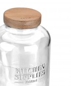 ESTIA ΔΟΧΕΙΟ ΑΠΟΘΗΚΕΥΣΗΣ ALLURE ΓΥΑΛΙΝΟ 3500ml 15x15x26cm Βάζα Τροφίμων