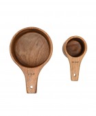 ESTIA ΞΥΛΙΝΗ ΜΕΖΟΥΡΑ ΚΟΥΖΙΝΑΣ ALLURE 13,7CM & 9,4CM ΣΕΤ Gadgets Κουζίνας